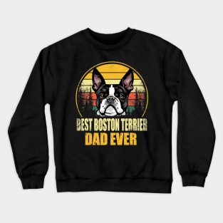 Best Chow Chow Dad Ever Retro Vintage Crewneck Sweatshirt